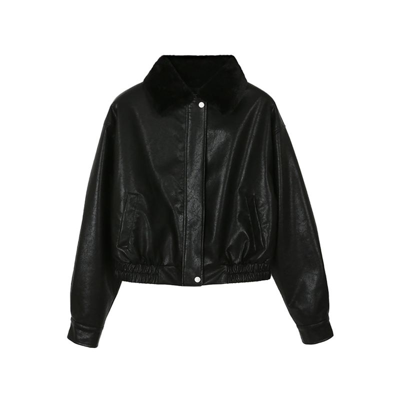 [MADE] Cressy fur leather blouson