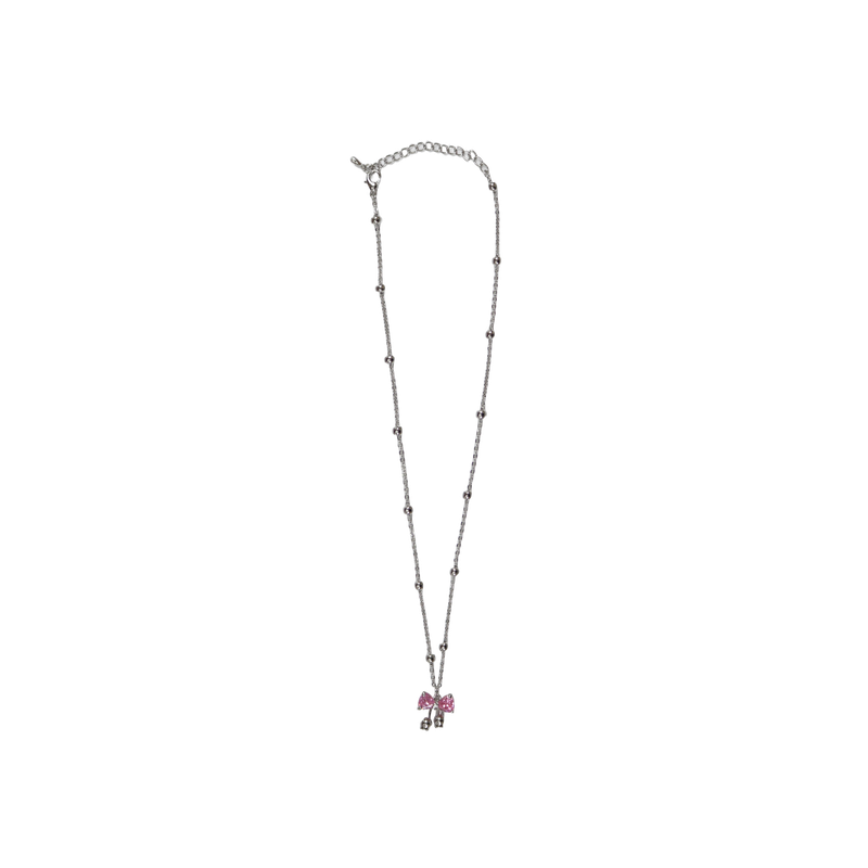 TWINKLE RIBBON CHAIN NECKLACE (2 COLORS)