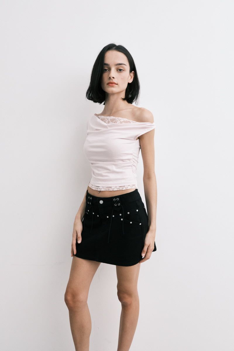 belt skirt (black)