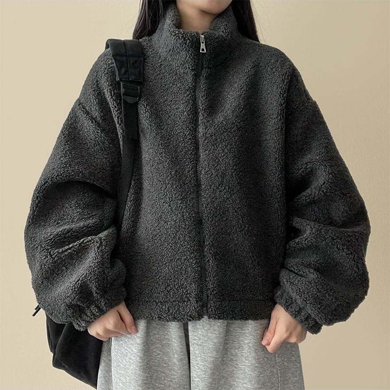 Pelo Thick Dumble Fleece Zip-Up Jumper