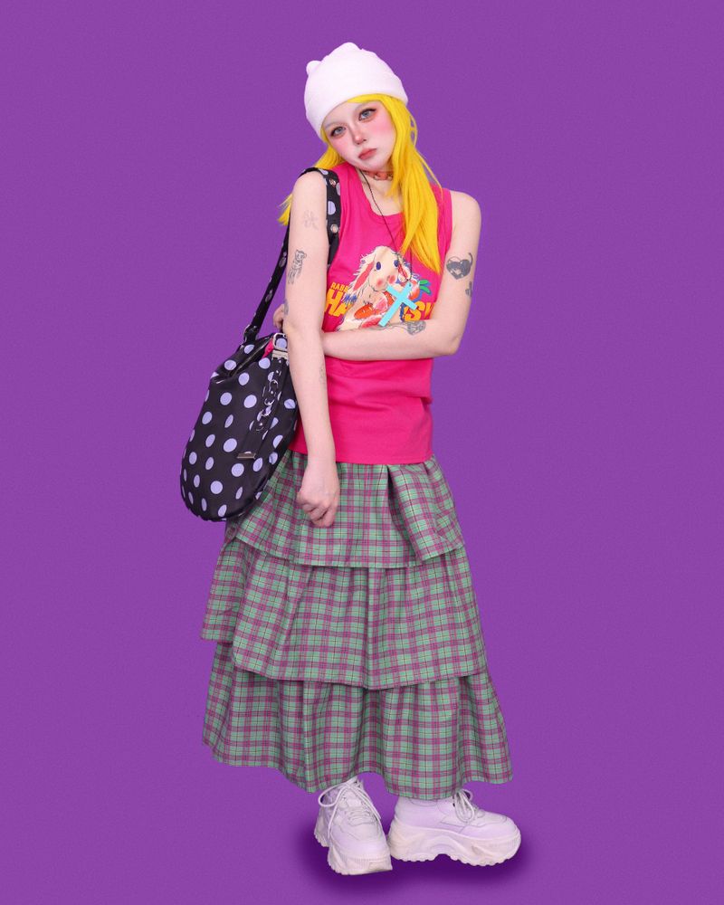 dot big-belt shoulder bag