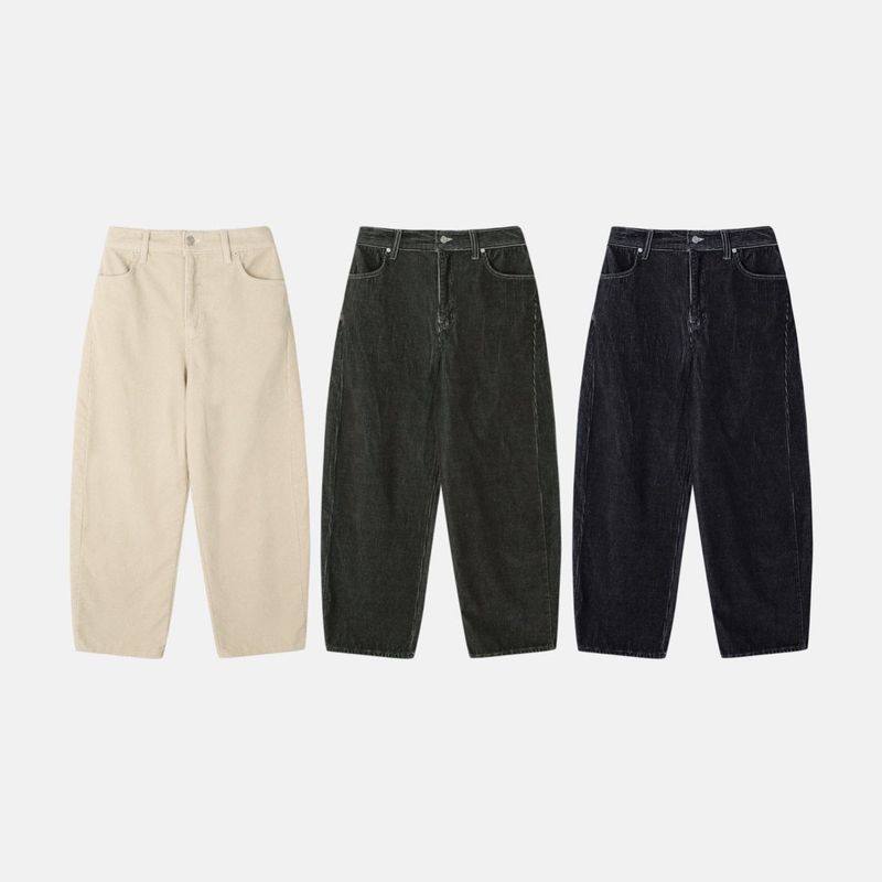 Soft corduroy bio-pants