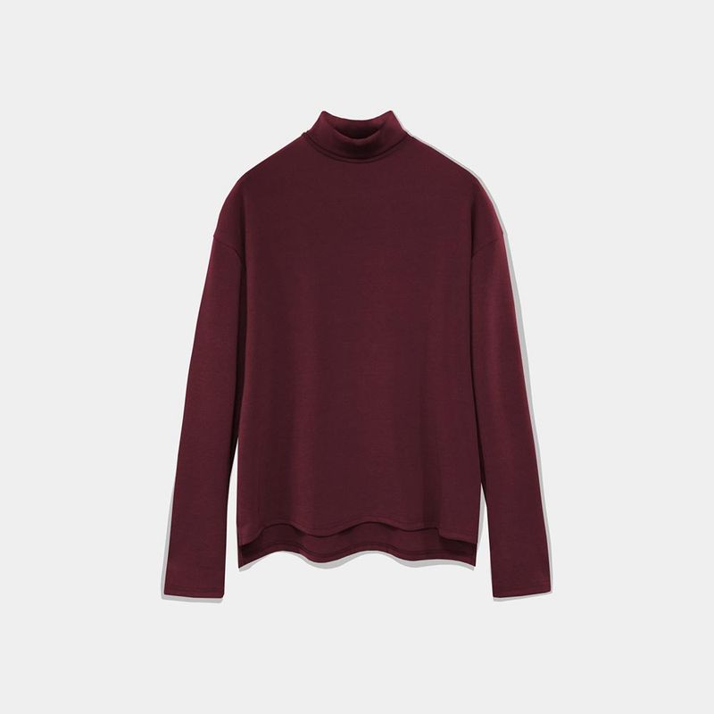 ASCLO Plain Arm Warmer Turtle Neck T (7color)