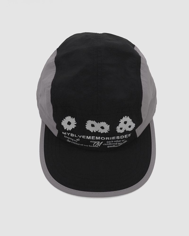 Maben Flower Coloring Nylon Camp Cap Ball Cap