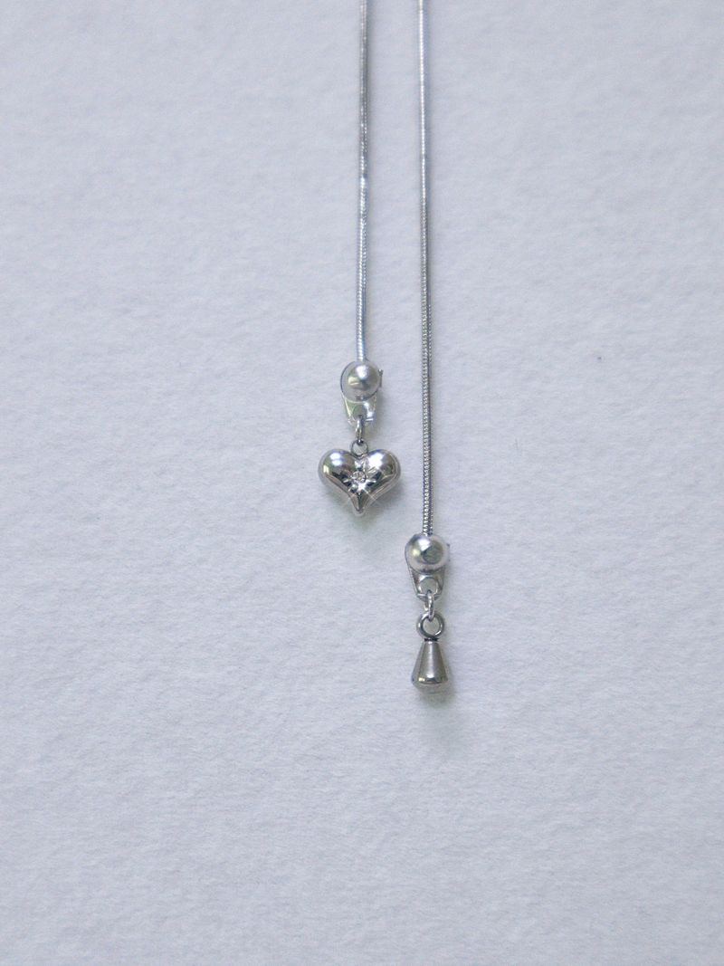 long heart light necklace