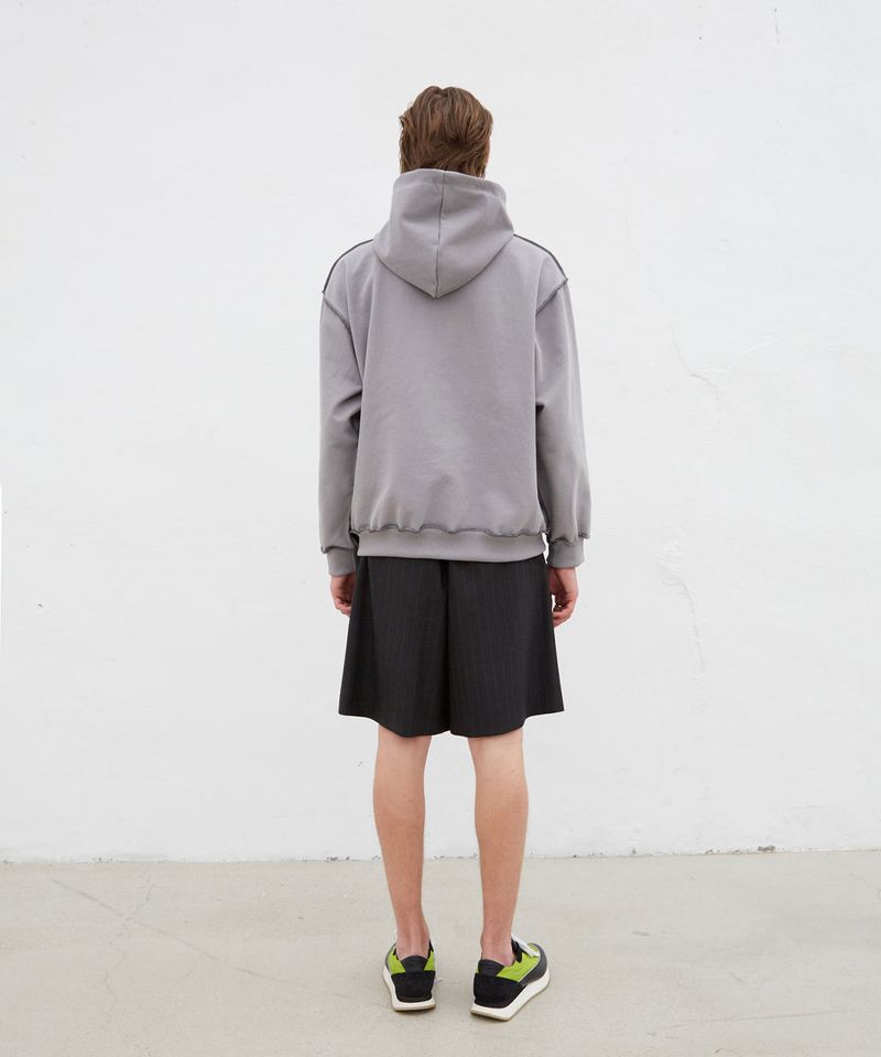 OVERLOCK STITCH HOODIE (2 COLORS)