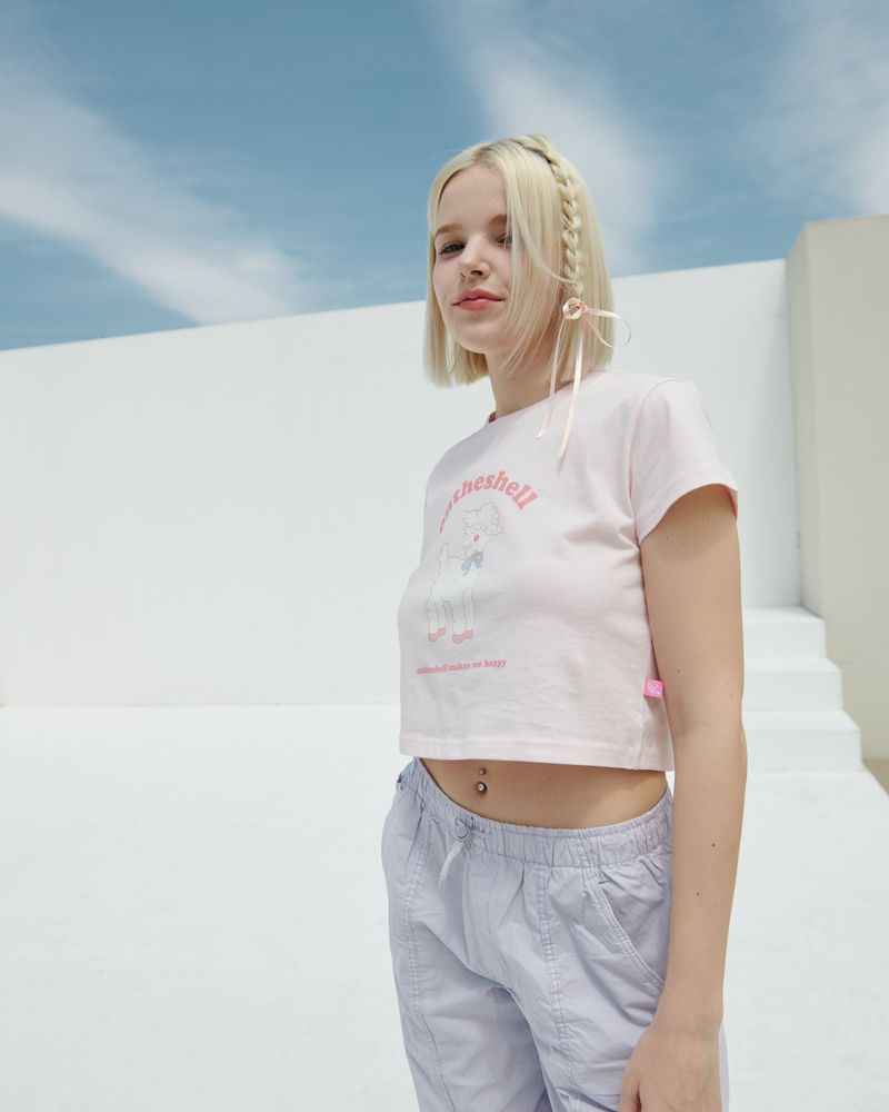 Ontheshell Baby Crop T-Shirt