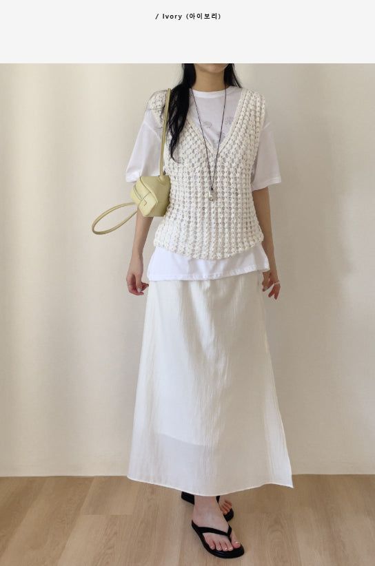 Radi Chiffon Layered Wrap Skirt