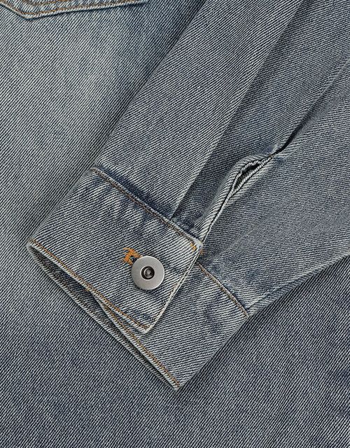 OW Washed Pocket Denim Shirt (2C)