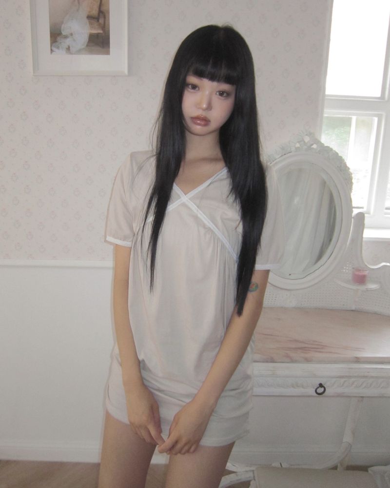 Buten Puff Mini Dress