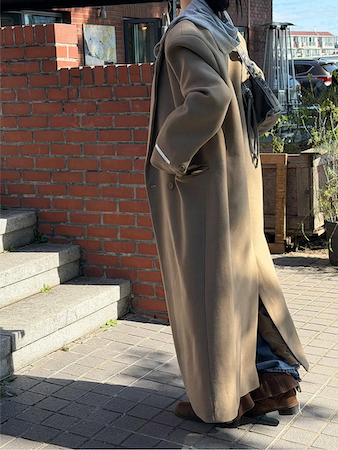 [Unisex] Max double long coat(2color)