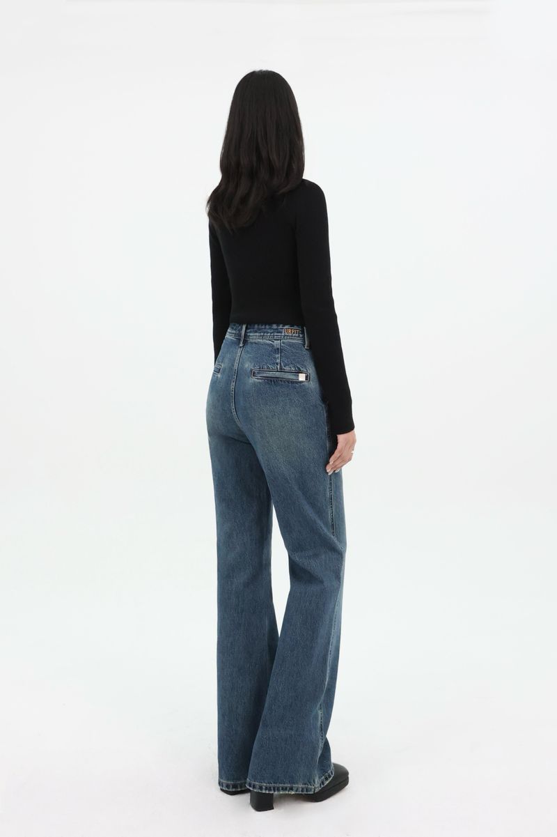 SIGNATURE LOGO FLARE DENIM code 26007