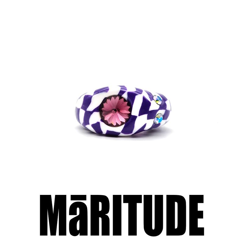 POP'S RINGS CHECKER (PURPLE)