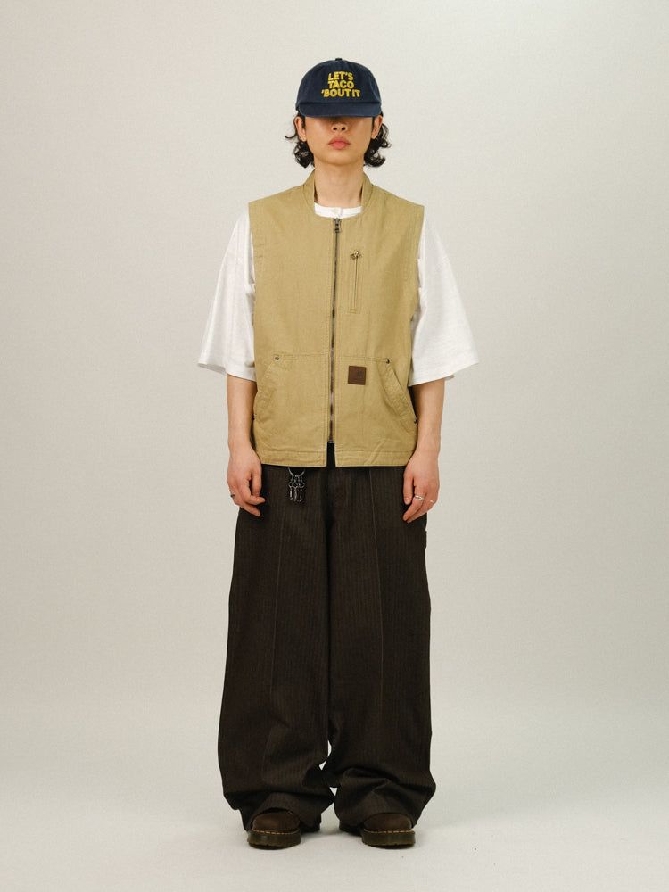 ON Non-fade Herringbone Patch Denim Pants