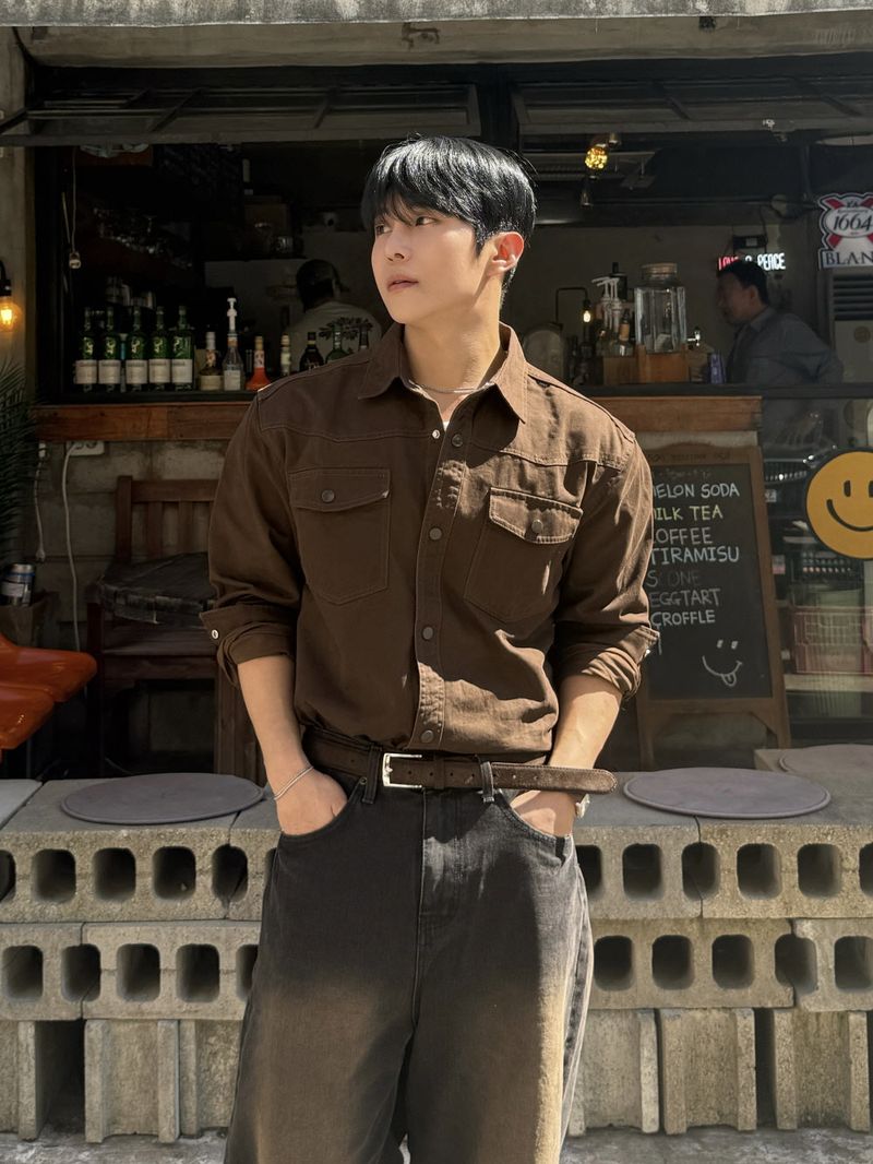 Garment dying denim pants