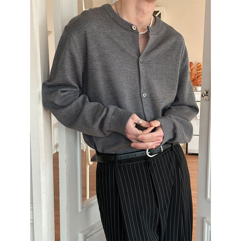 LAURANT（ロラン）の「[S/S] Over round neck knit cardigan(5color)（Tops）」