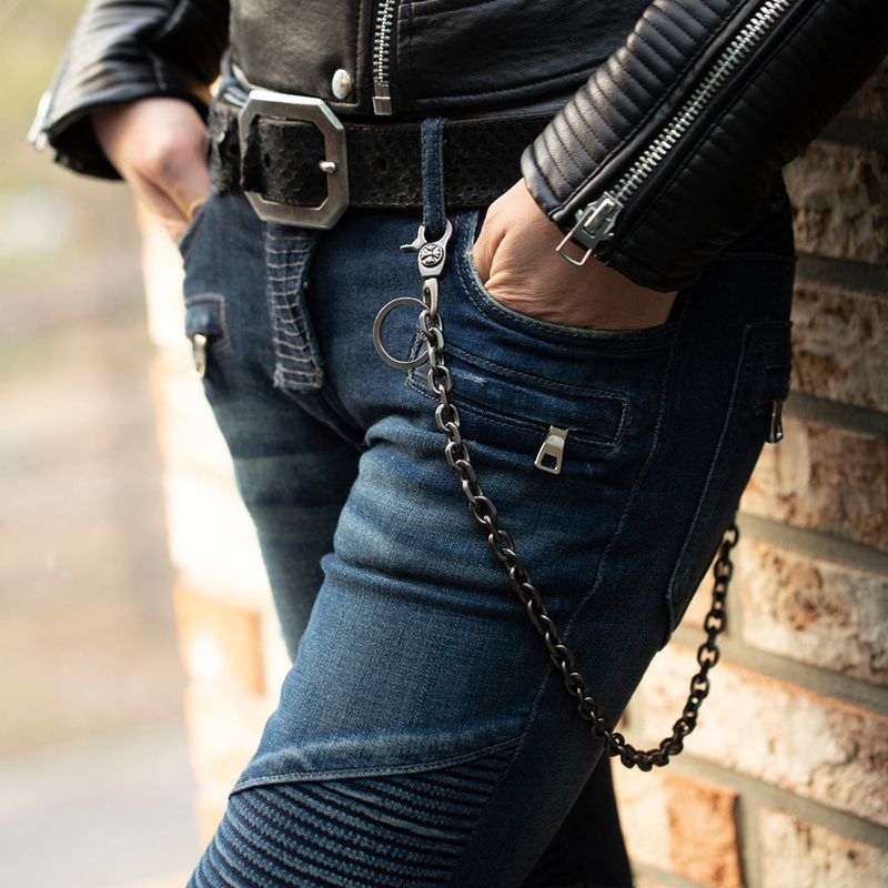 SVC-525 Black Nickel Fashion Trouser Chain