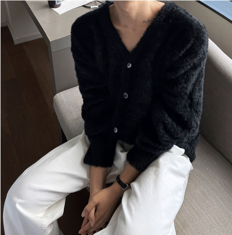 london mohair cardigan