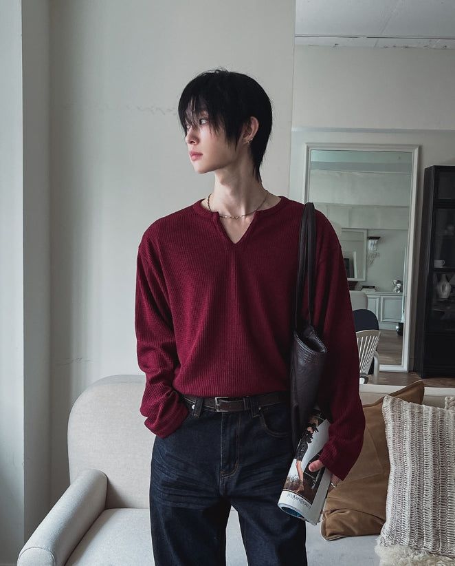 Pro V-slit Long Knit Sleeve