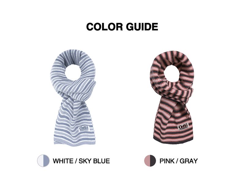 Odsd Stripe Knit Muffler - 6COLOR