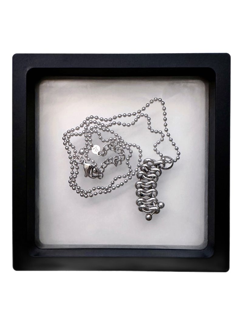 piercing (8) weave necklace