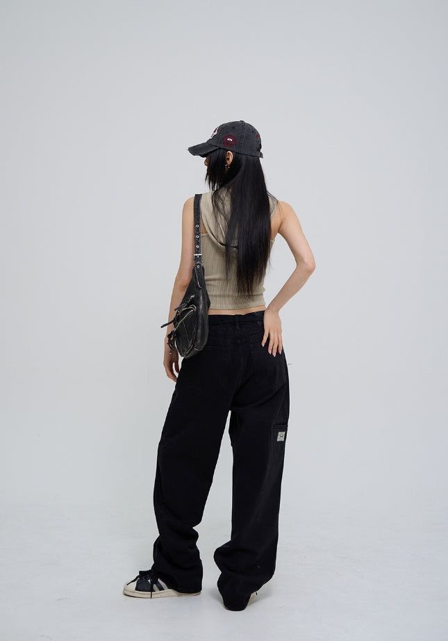 Julie Pig Ribbed Snap Hood Sleeveless