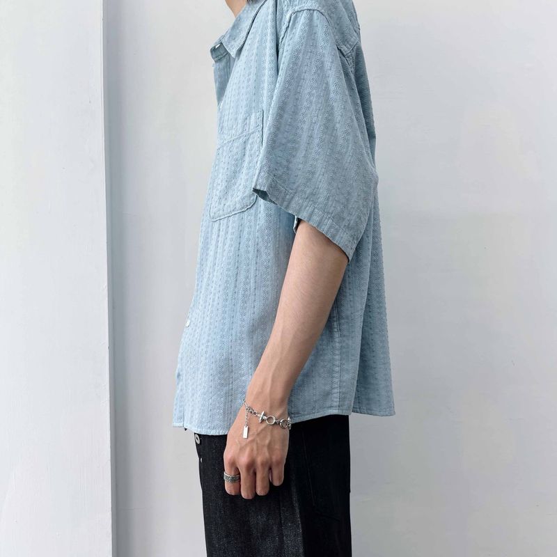 Vertical Line Boxy Shirt