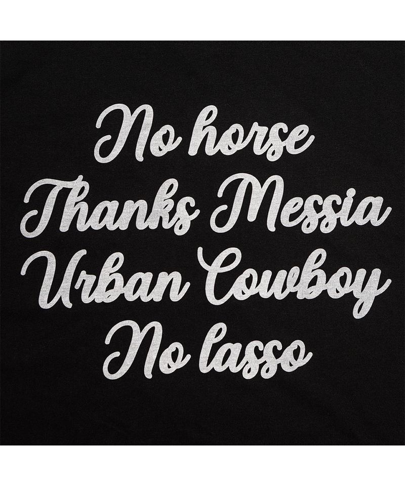 HANDWRITTEN COWBOY TSHIRT-BLACK