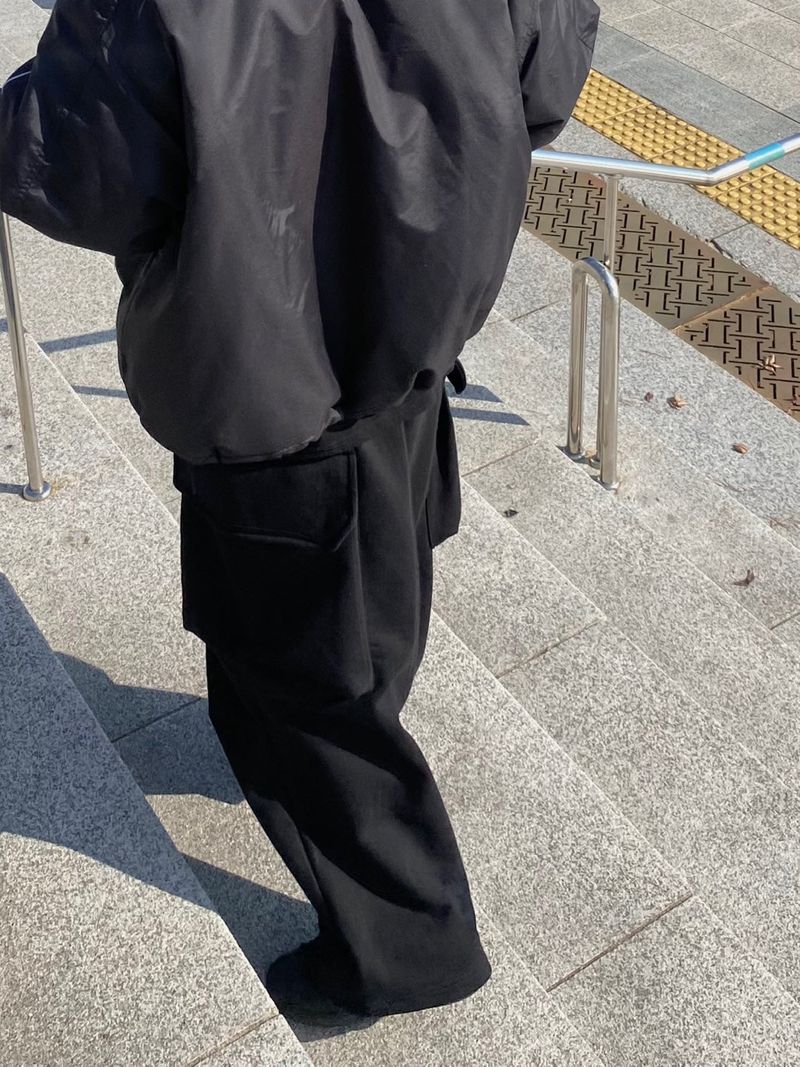 Flicker Cargo Sweat Balloon Pants 2C