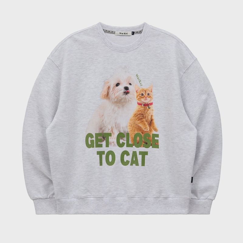 Maltese and Cheese Cat Sweatshirt