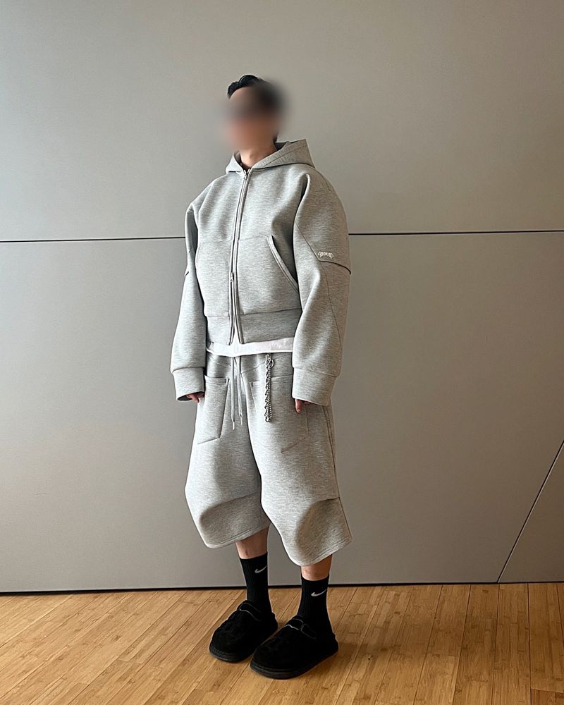 AE BACKWARD SHORTS_MELANGE GREY