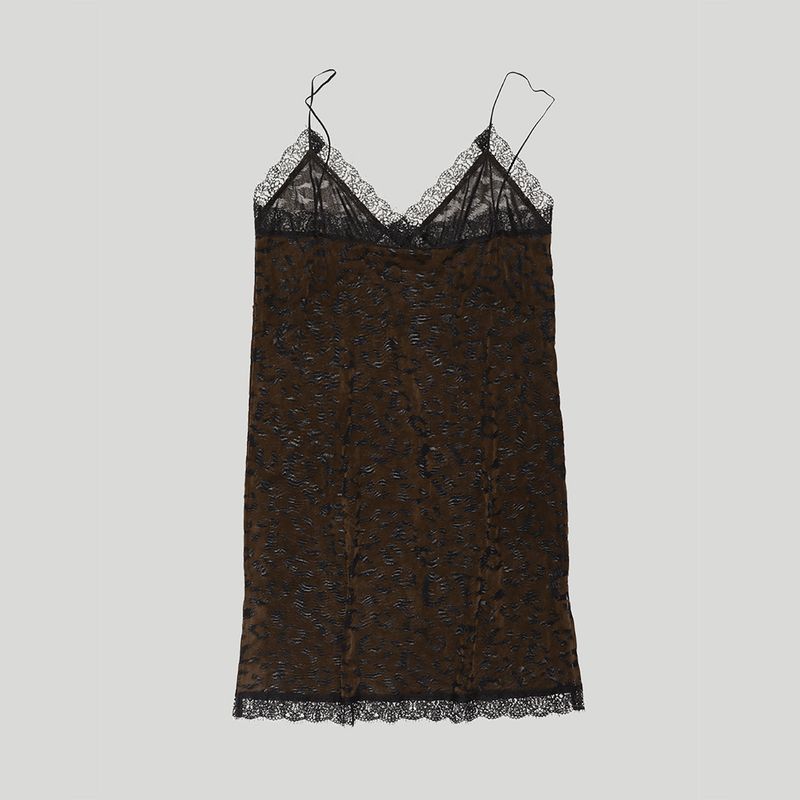 LEOPARD SLIP DRESS