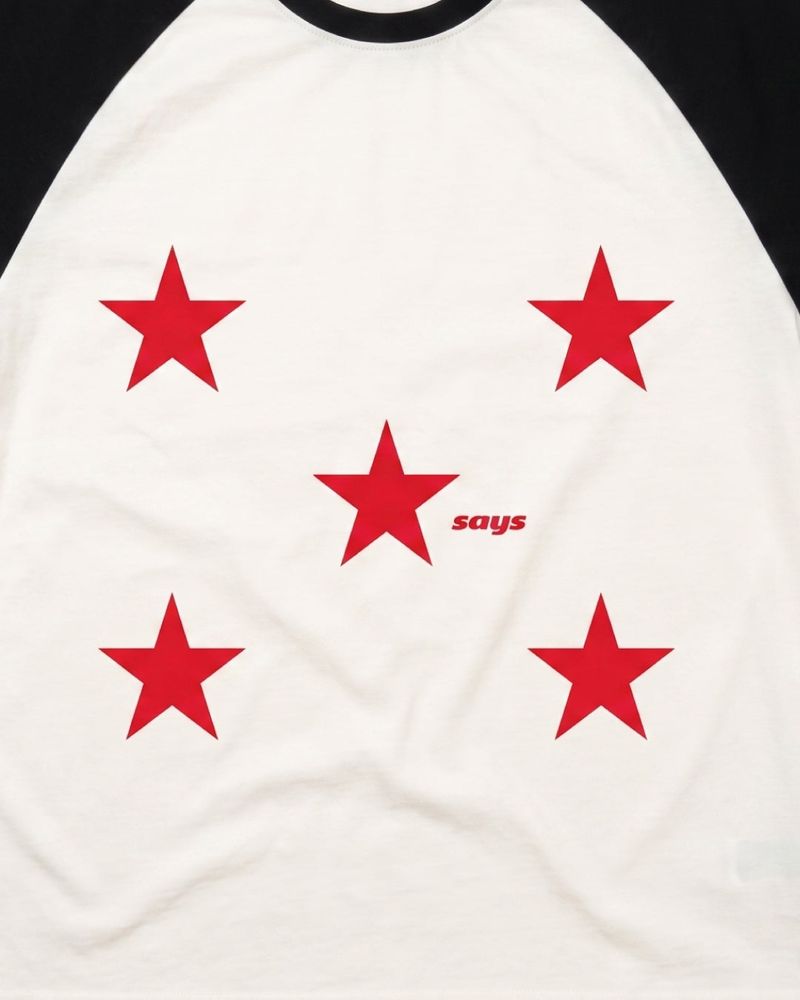 POPPING STAR RAGLAN T-SHIRTS