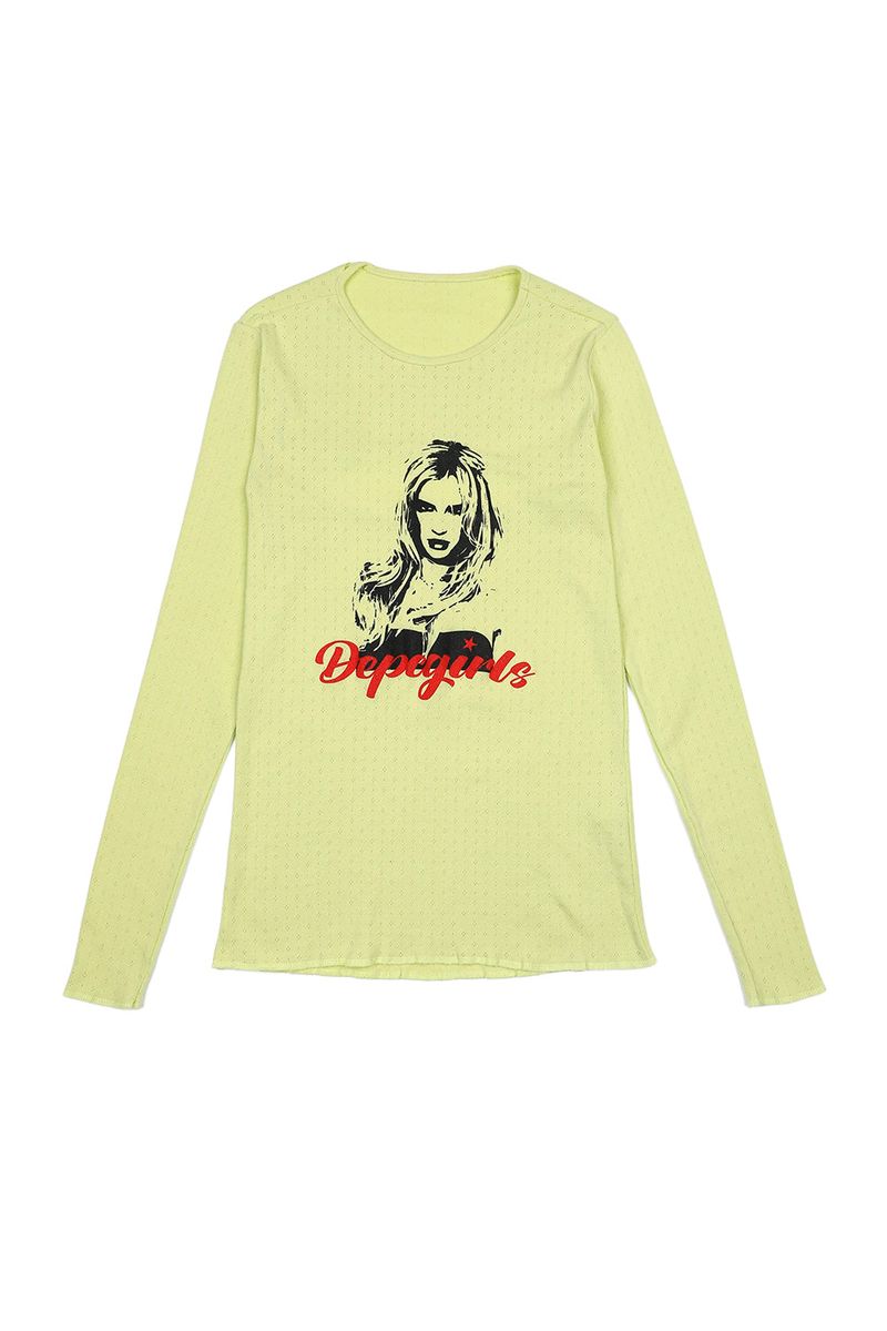 GIRL'S T-SHIRT - LIME