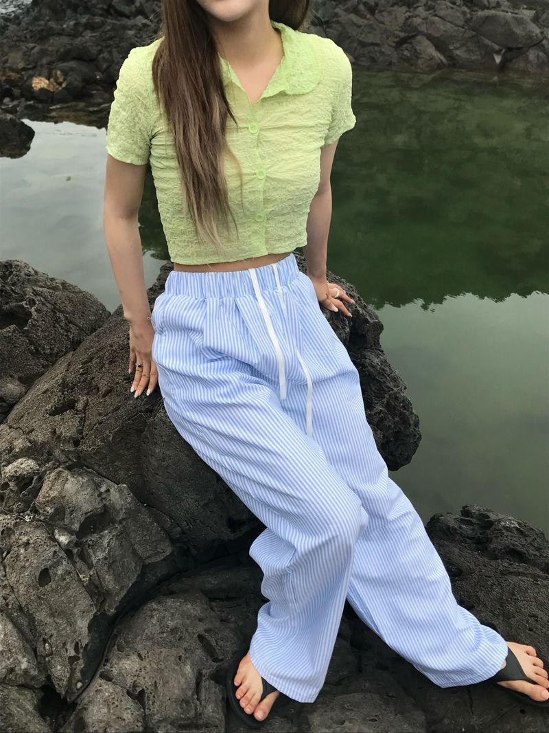 Waterfall stripe pants