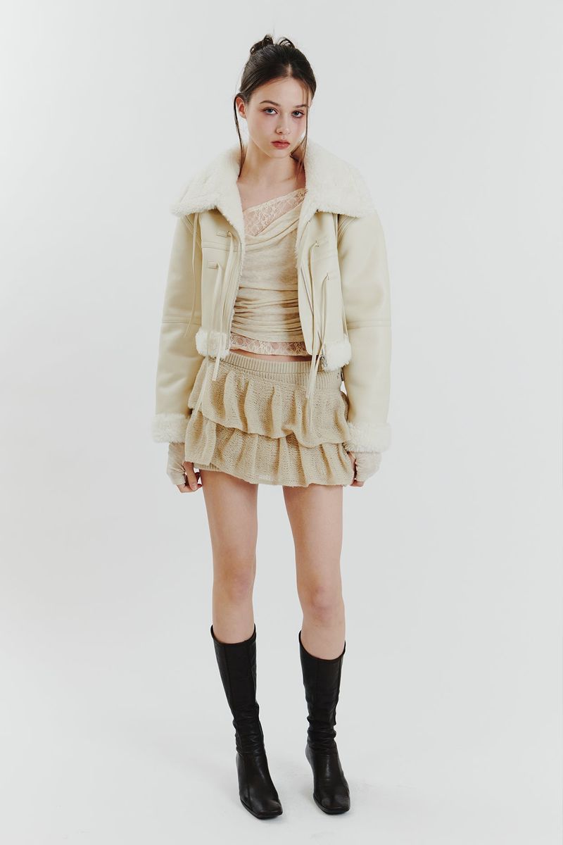 LUCY MUSTANG JACKET cream