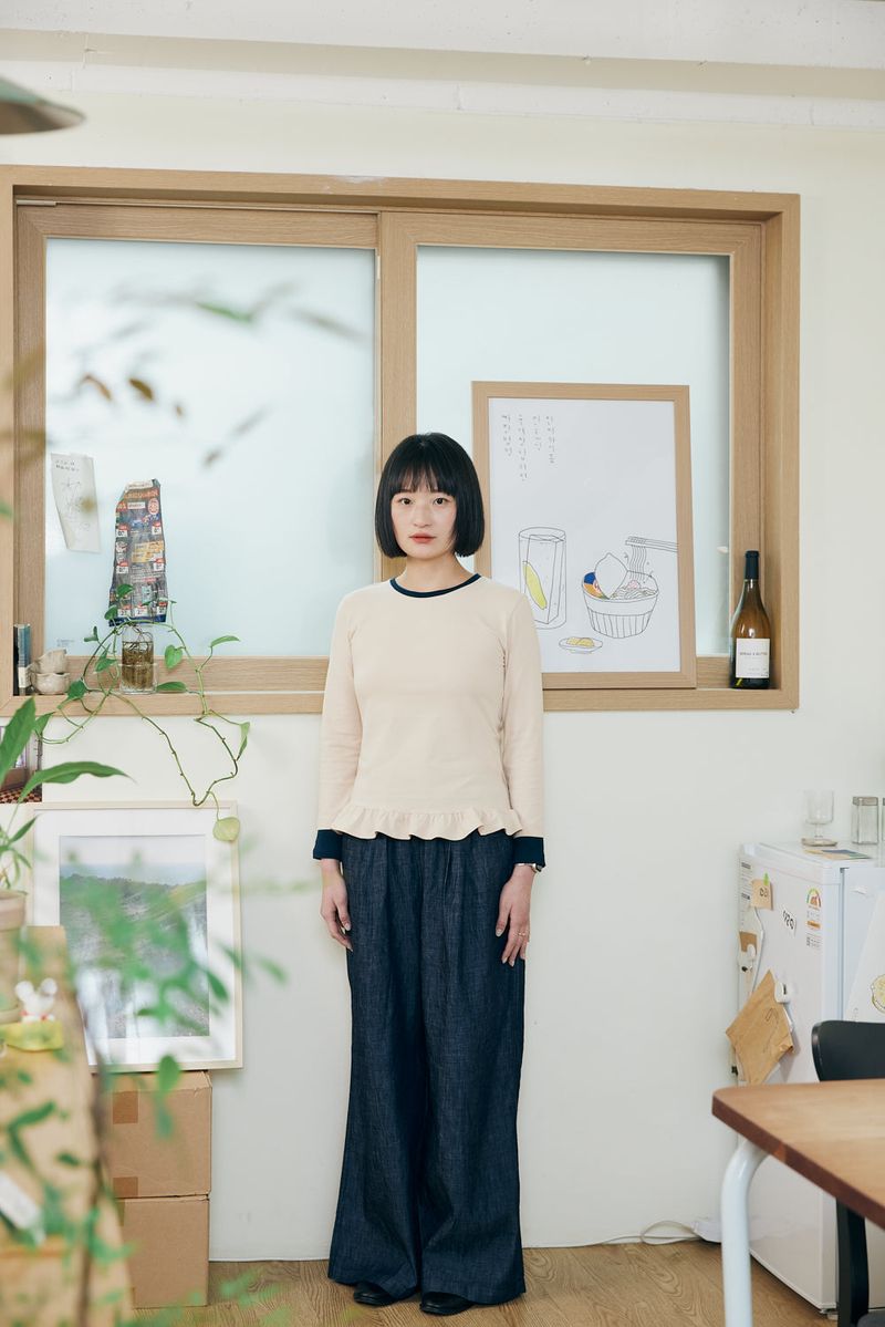 falt（フォルト）の「Layered frill T-shirt / Peach（Tops）」