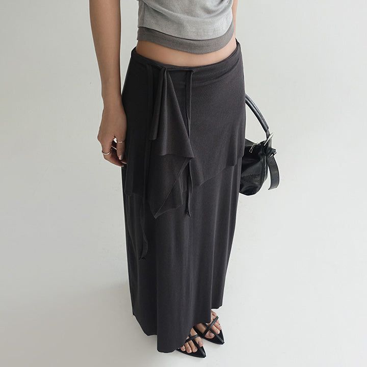 blitti（ブリッティ）の「[Kanode] String Layered Long Skirt - 2color（Skirts）」