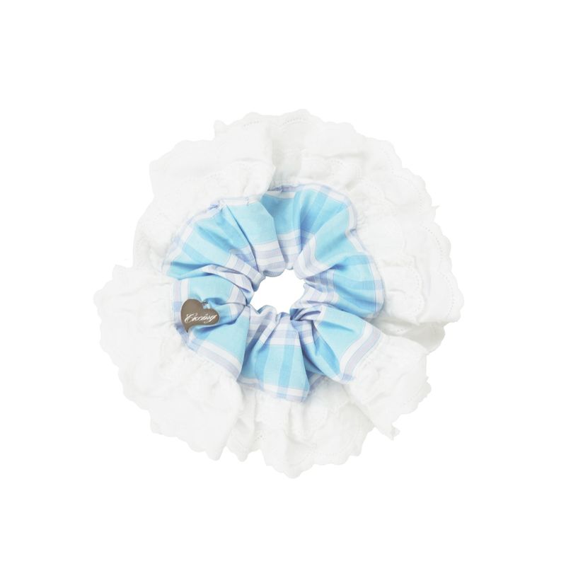 cozing(コジング)の「Lace scrunchie_sky(Hair Accessories)」