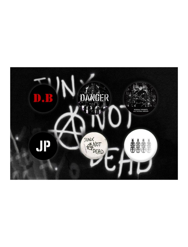 JUNK PARK（ジュンパーク）の「JUNX NOT DEAD PIN BUTTON SET( 6piece)（Smartphone Accessories）」