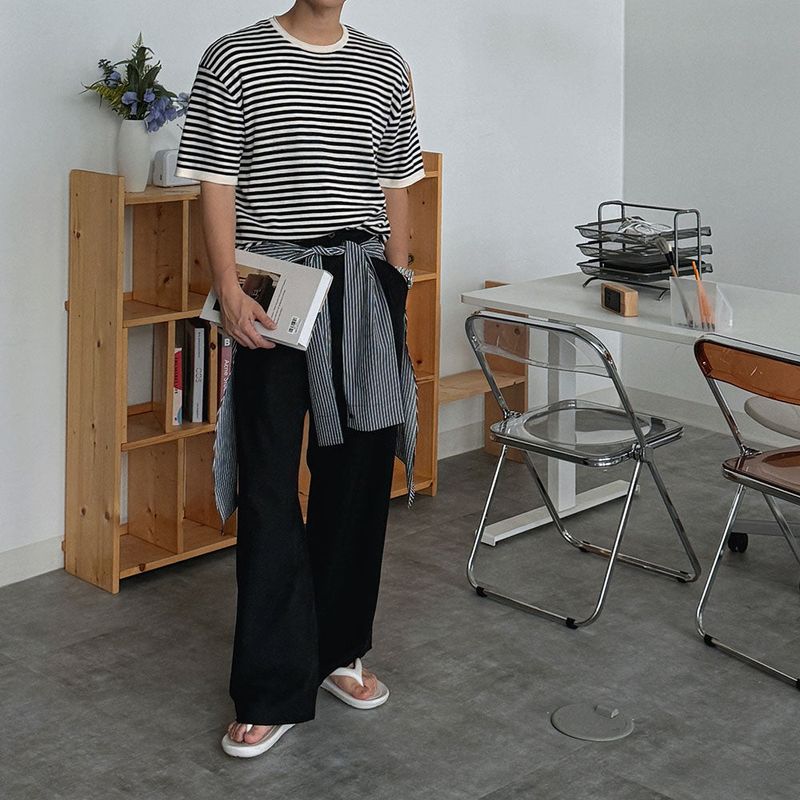 3 TAP Shirt Layered Slacks (2color)