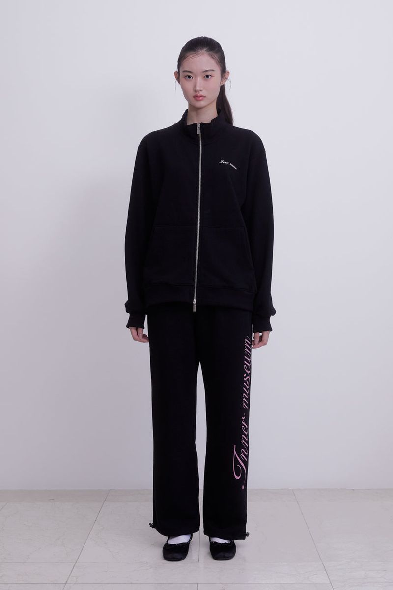 Inner Museum Lettering two-way Sweatpants (BLACK)