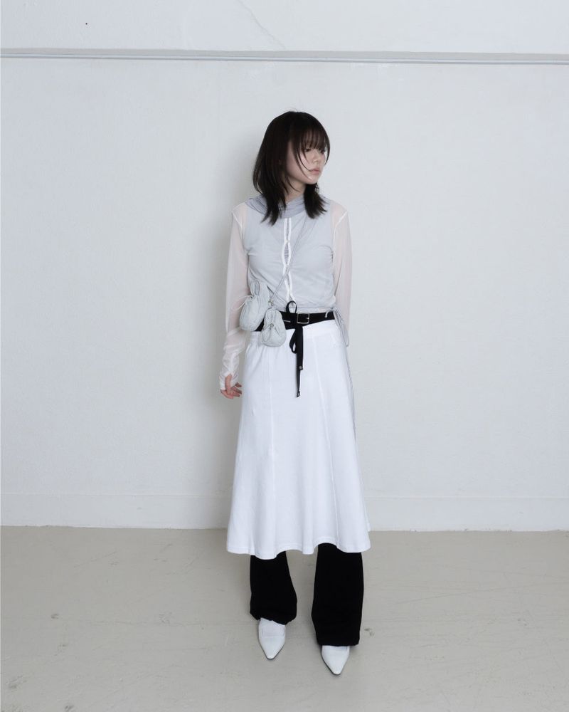 LILI FLARE SK WHITE