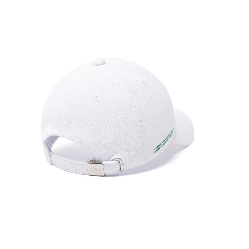 [ILLEDIT] FLOWER ARTWORK TERRY BALLCAP WHITE