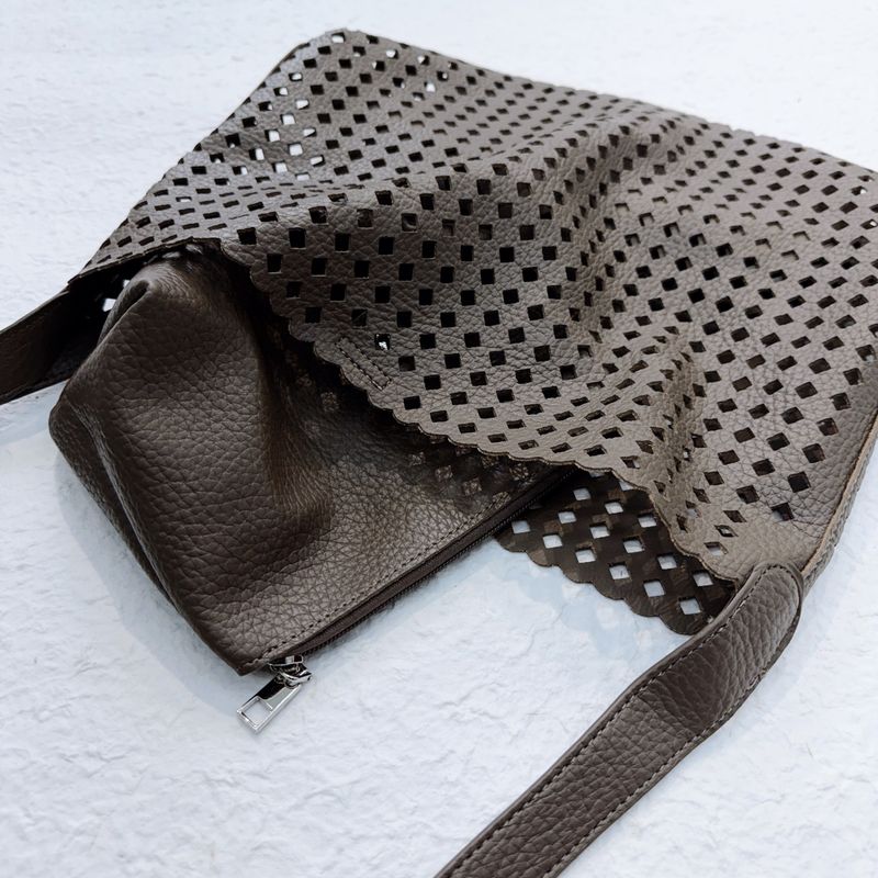 Woven Grid Bag
