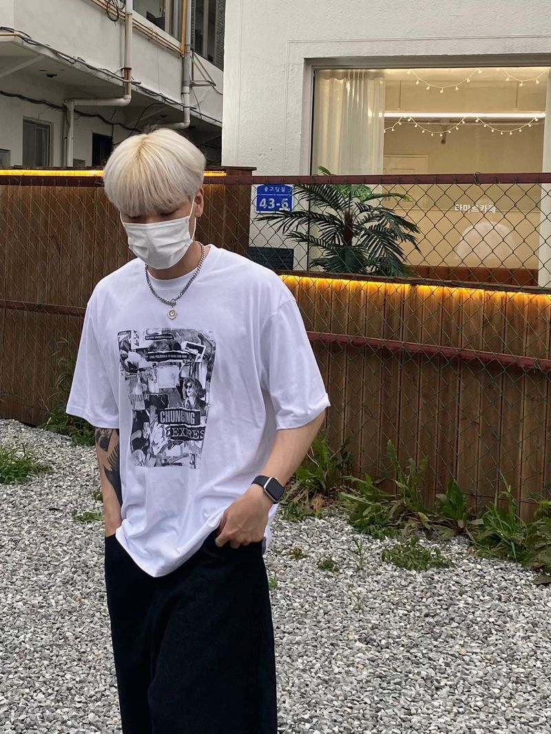 Poster Half Dyed Short Sleeve Tee 2C