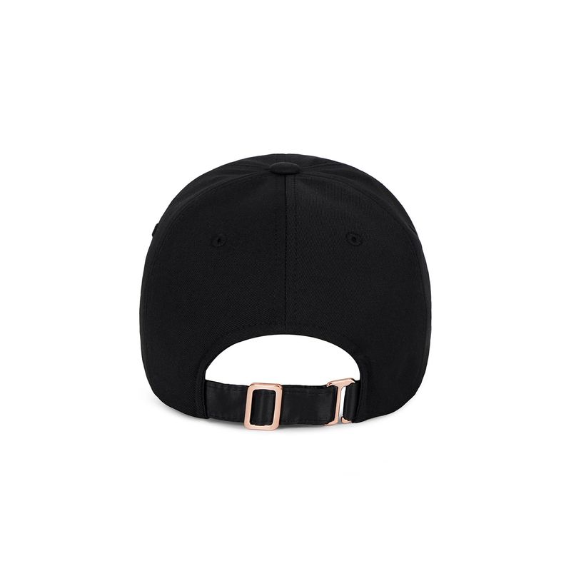Rose gold stud over fit ball cap