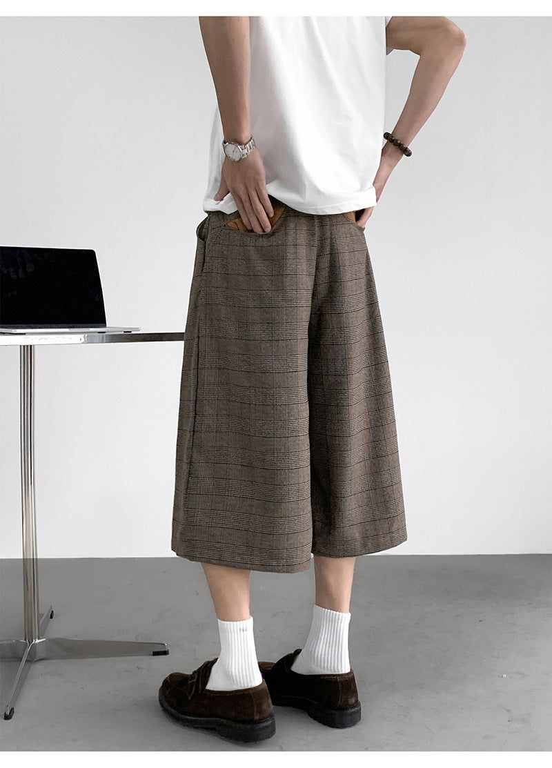 Hector Check Wide Culottes
