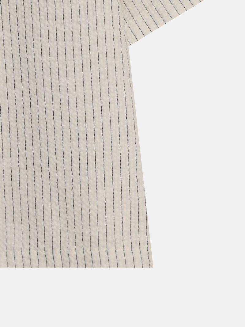 Cipher Cropped Short Sleeve Shirt (2 Colors)