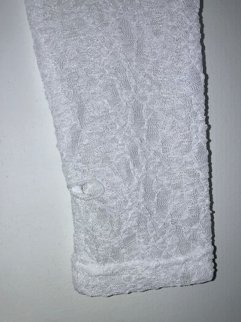 patch lace crop top (3 color)